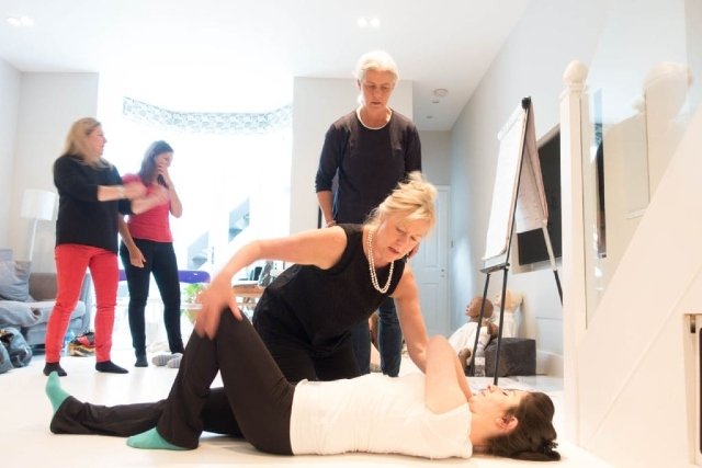 Practical first aid training session