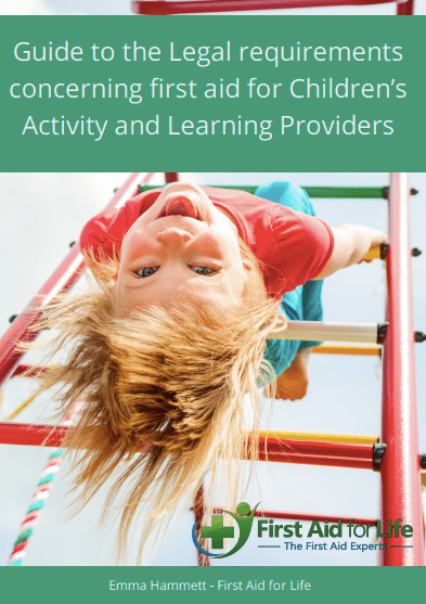 Children's activity provders, legal requirements for first aid provision