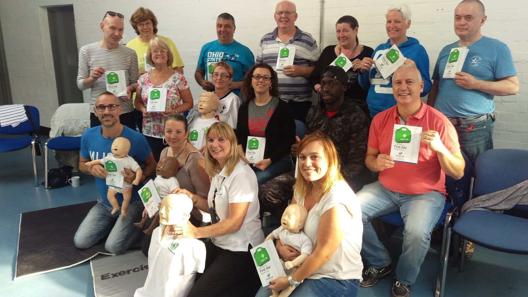 First aid training at deaf school