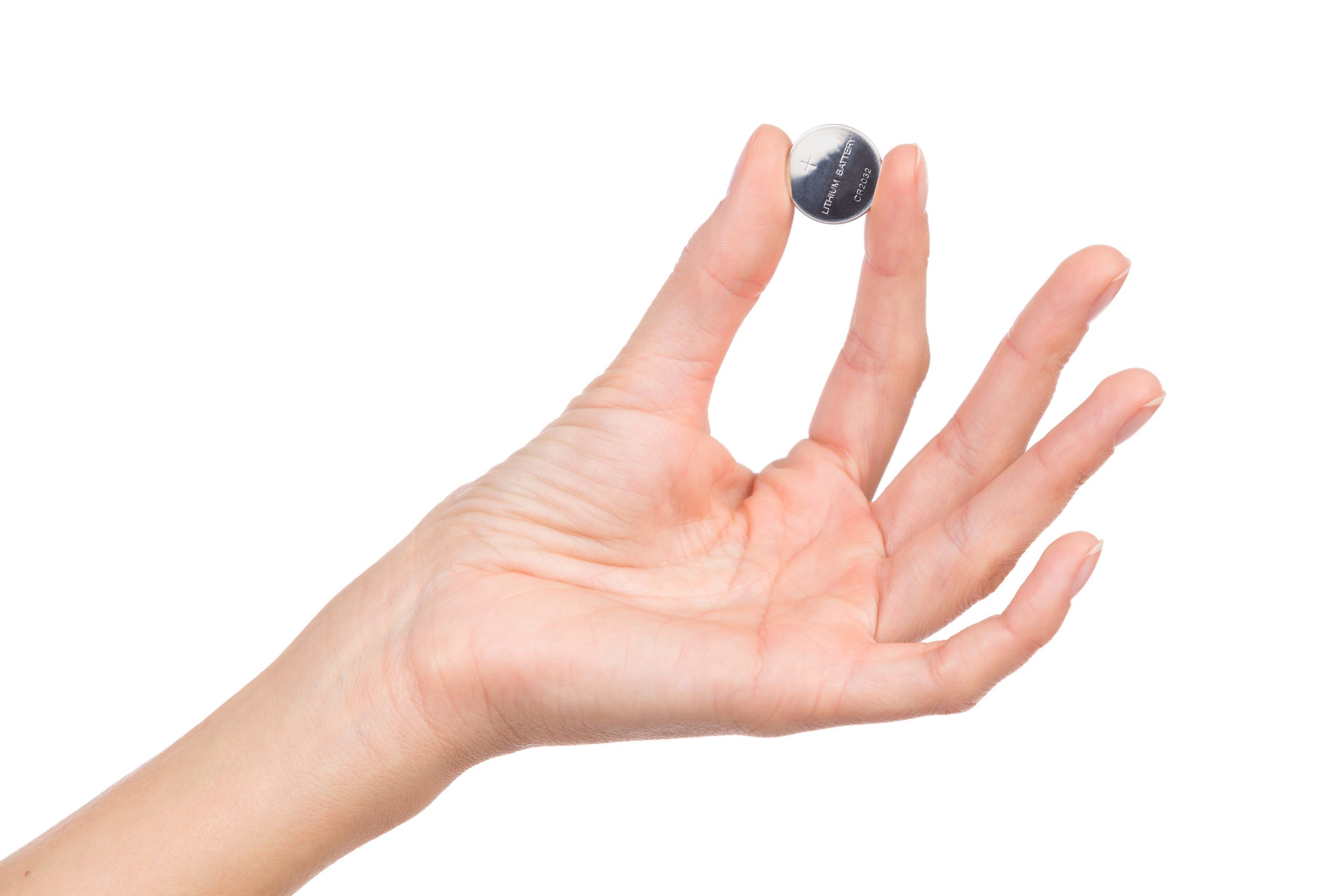 holding button battery