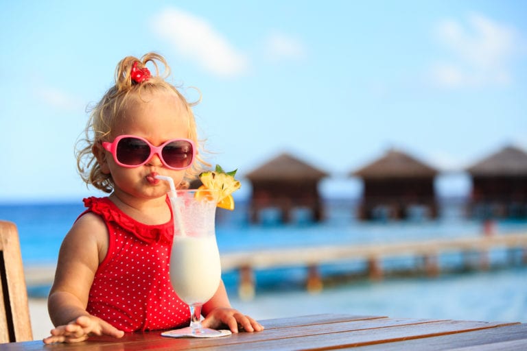 baby on holiday