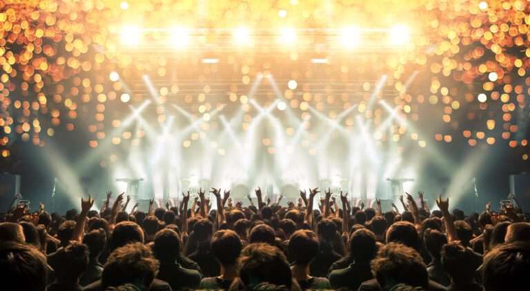 Crowded Concert venue