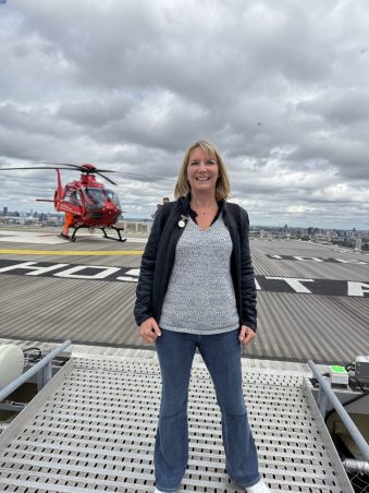emma with air ambulance 