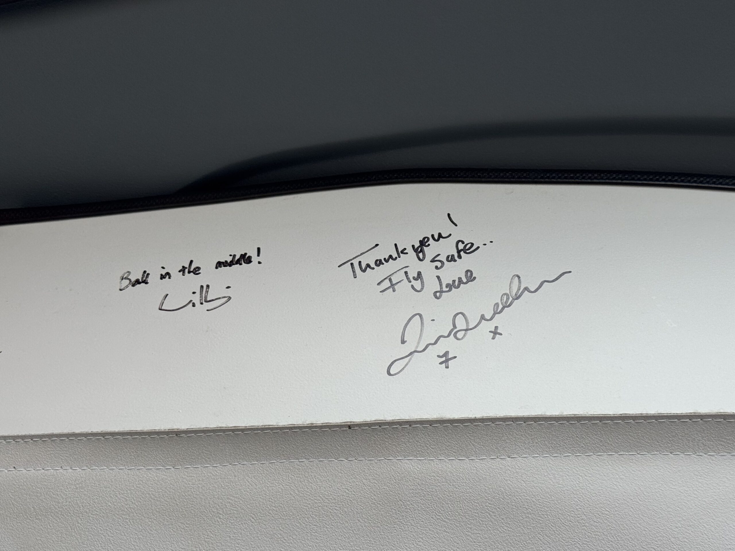 The back of the helicopter from Prince William and David Beckham